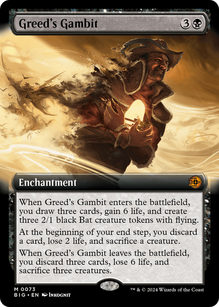 Greed's Gambit (Extended Art) (073) Foil - The Big Score
