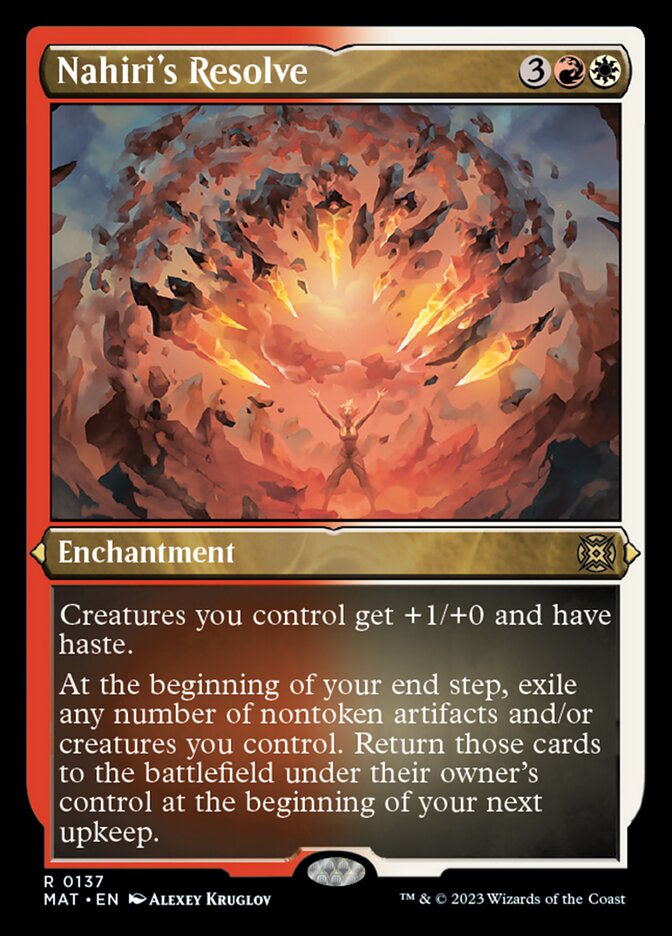 Nahiri's Resolve (137) Etched - March of the Machine: The Aftermath