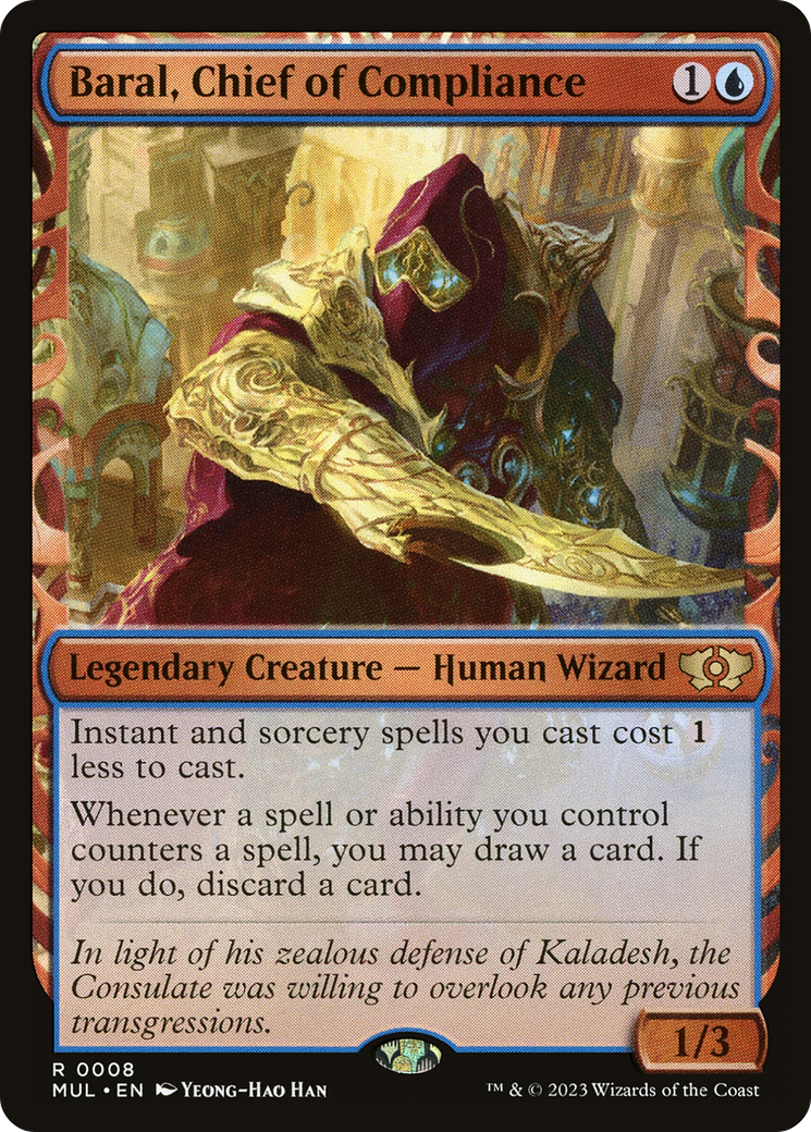 Baral, Chief of Compliance (Showcase) (008) Foil - Multiverse Legends