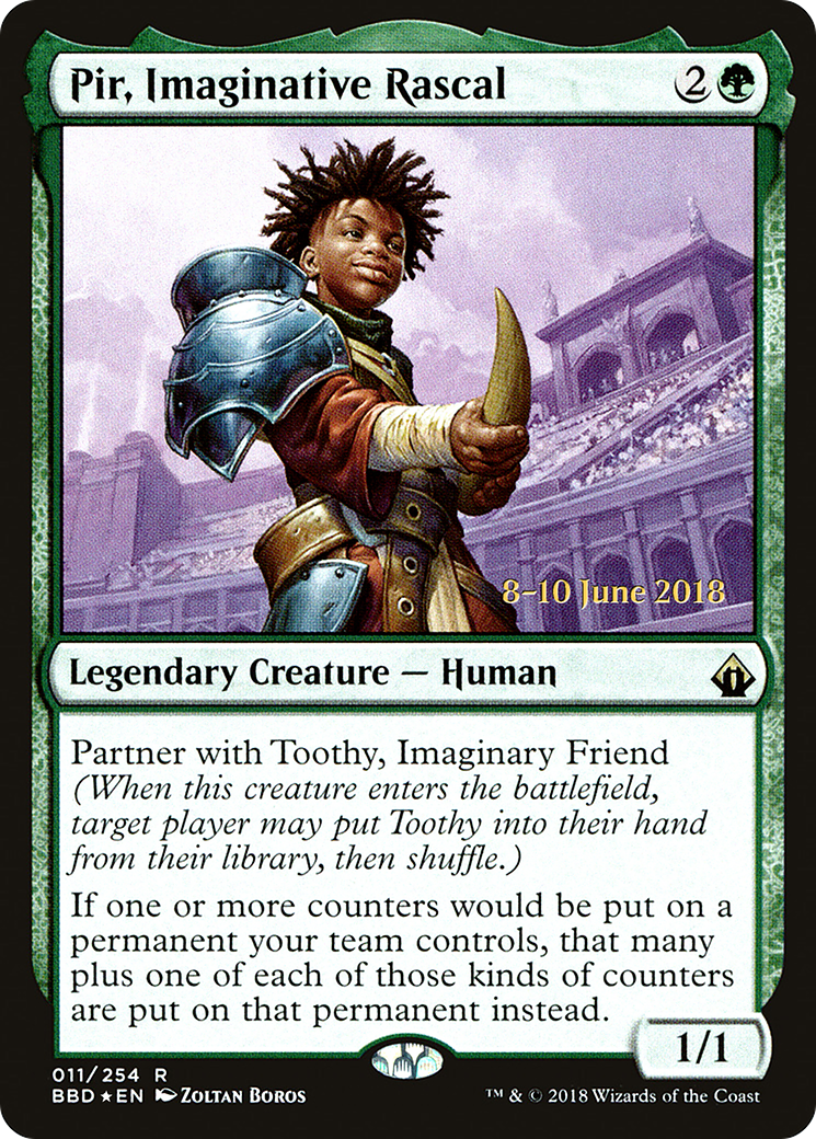 Pir, Imaginative Rascal [Battlebond Prerelease Promos] | Silver Goblin