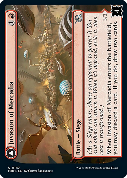 Invasion of Mercadia // Kyren Flamewright (147) - March of the Machine