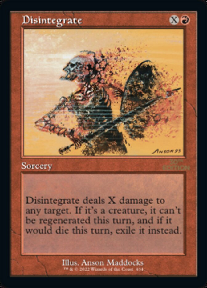 Disintegrate (Retro) (434) - 30th Anniversary Edition