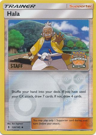 Hala (126/145) (Regional Championship Promo Staff) [Sun & Moon: Guardians Rising] | Silver Goblin