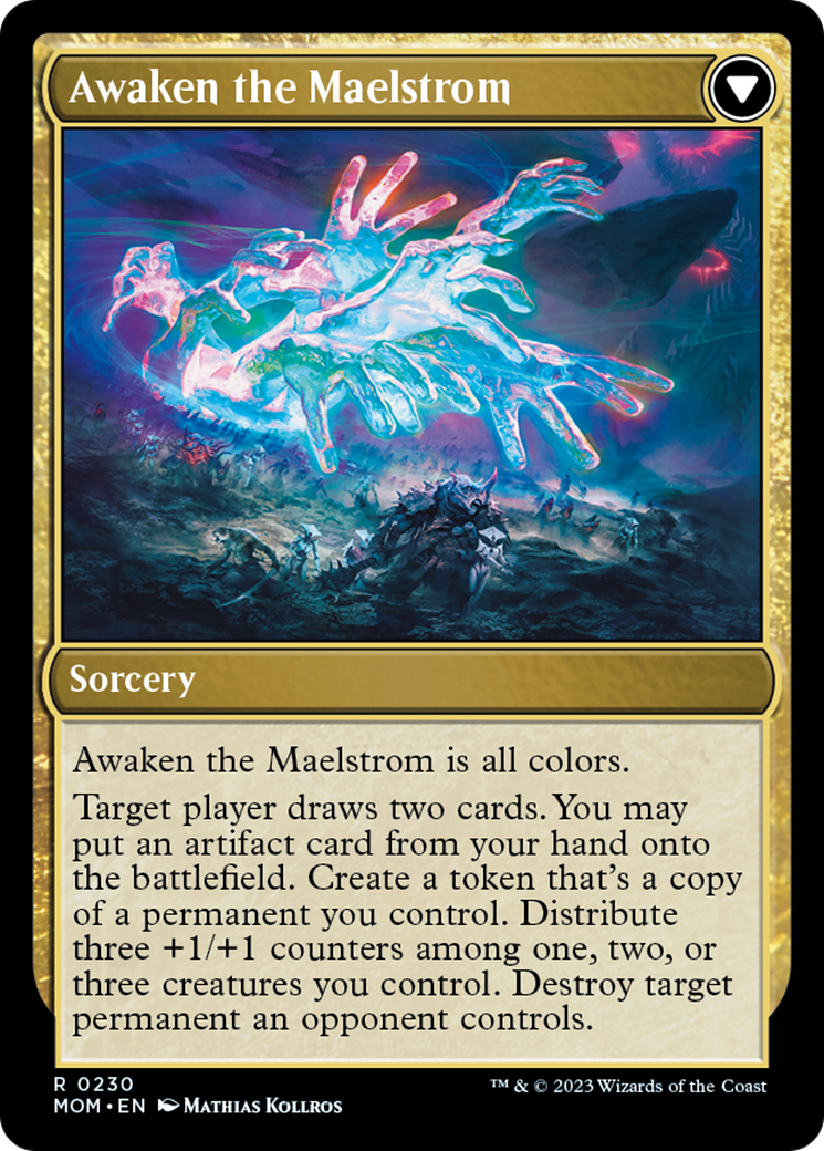 Invasion of Alara // Awaken the Maelstrom (230) Foil - March of the Machine