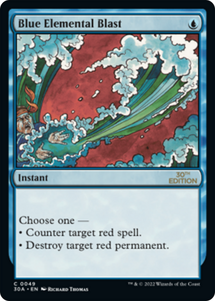 Blue Elemental Blast (049) - 30th Anniversary Edition
