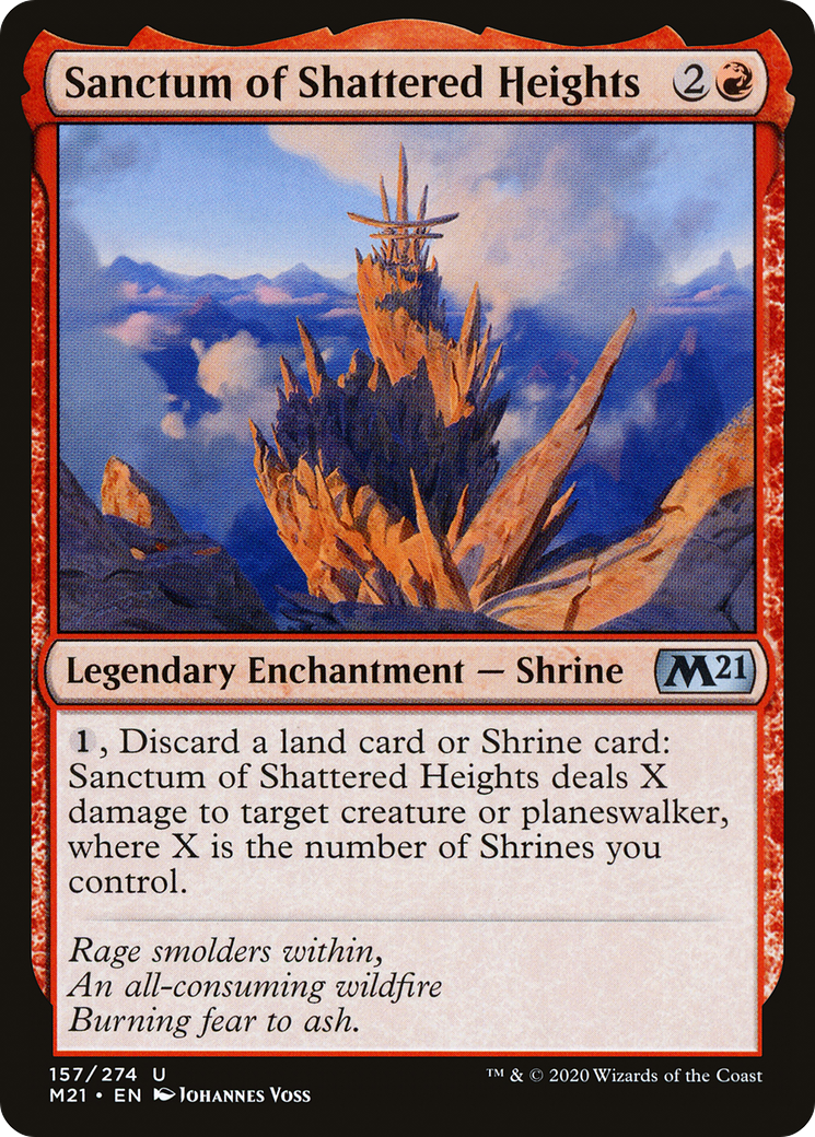 Sanctum of Shattered Heights (157) Foil - Core Set 2021