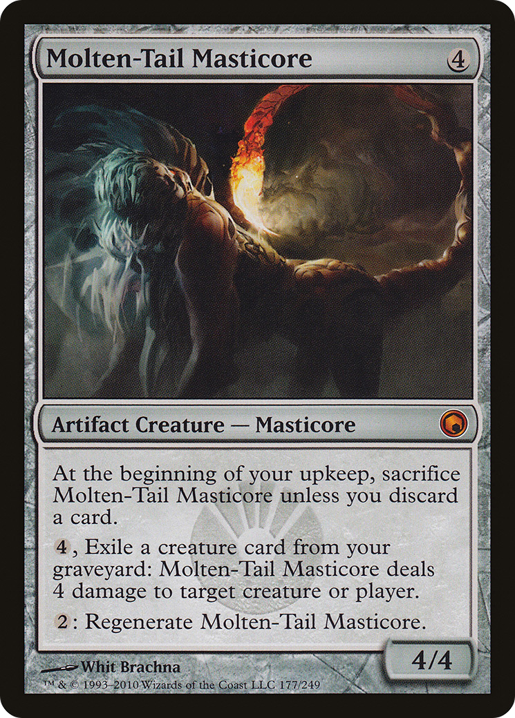 Molten-Tail Masticore (177) - Scars of Mirrodin