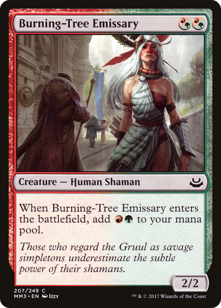 Burning-Tree Emissary [Modern Masters 2017] Foil