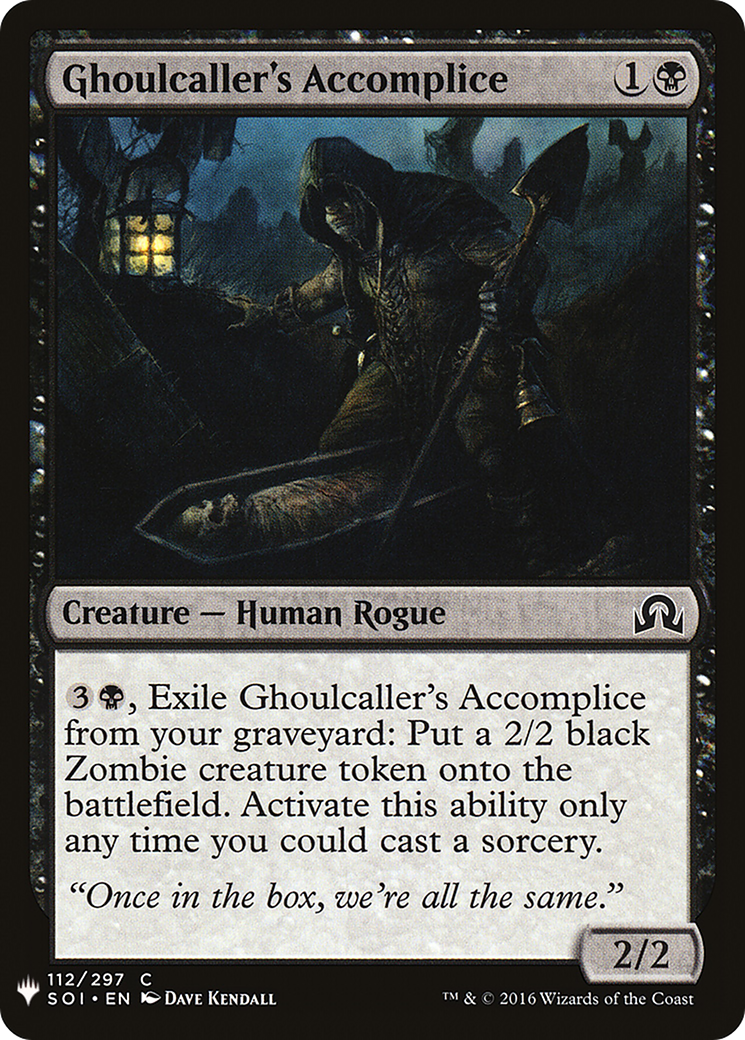Ghoulcaller's Accomplice (SOI-112) - The List
