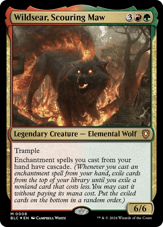 Wildsear, Scouring Maw Foil (008)
