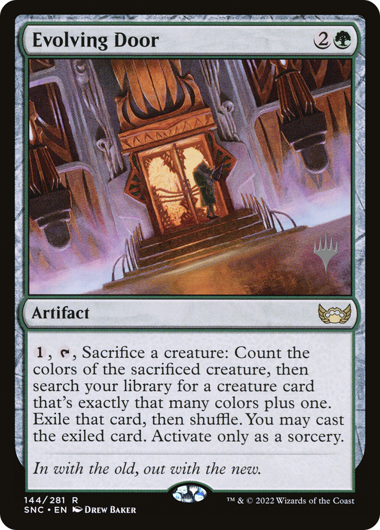 Evolving Door (Promo Pack) [Streets of New Capenna Promos] | Silver Goblin