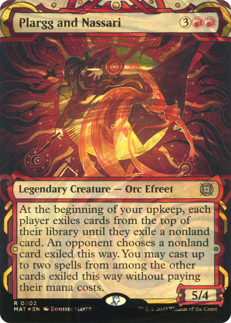 Plargg and Nassari (Showcase) (202) Foil - March of the Machine: The Aftermath
