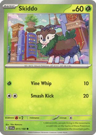 Skiddo (011/198) [Scarlet & Violet: Base Set] | Silver Goblin