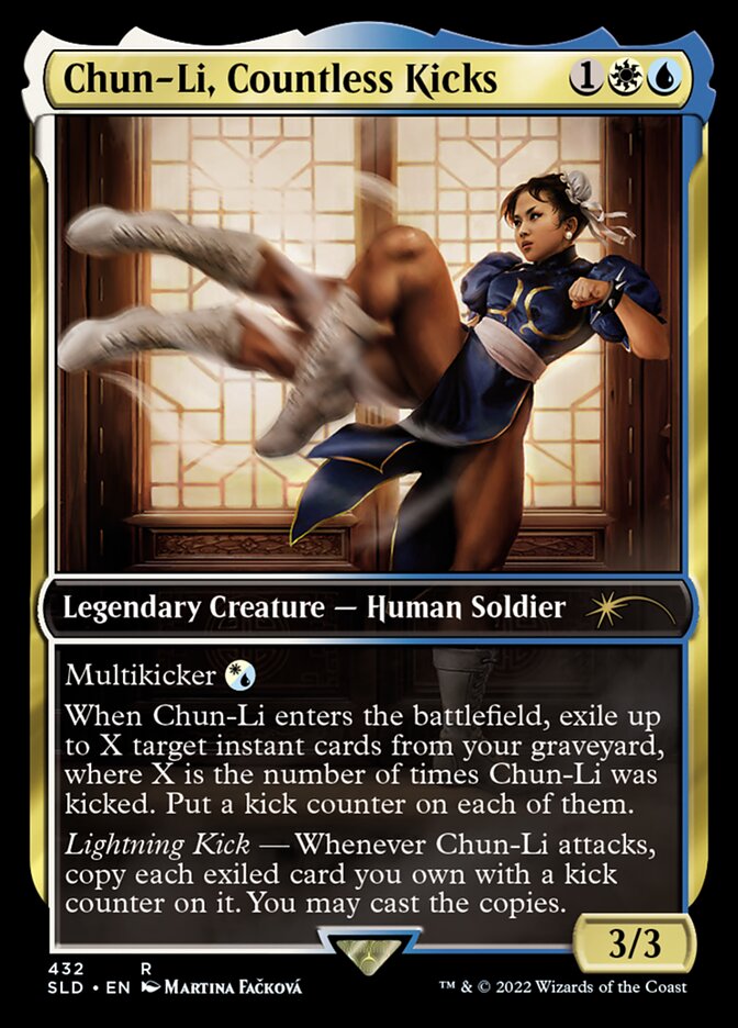 Chun-Li, Countless Kicks [Secret Lair Drop Series] | Silver Goblin