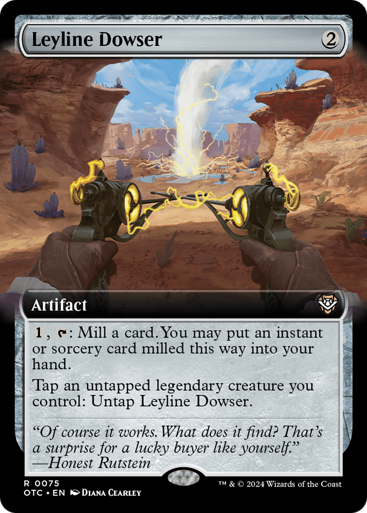 Leyline Dowser (Extended Art) (075) - Outlaws of Thunder Junction Commander