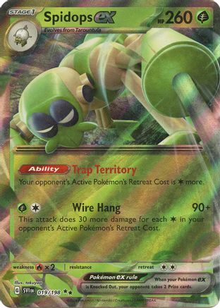 Spidops ex (19) Holofoil - Scarlet & Violet Base Set