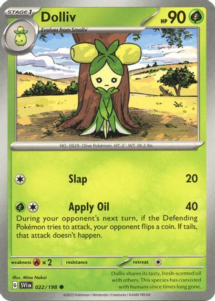 Dolliv - 022/198 (22) - SV01 Scarlet & Violet Base Set