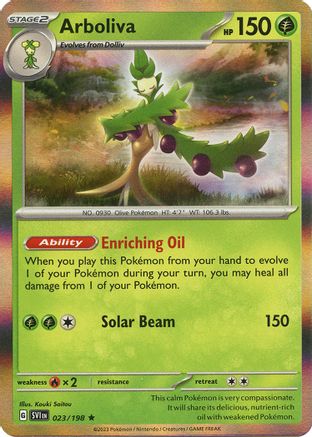 Arboliva (23) Holofoil - SV01 Scarlet & Violet Base Set