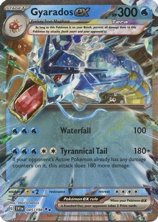 Gyarados ex - 045/198 (45) Holofoil - SV01 Scarlet & Violet Base Set
