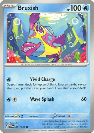 Bruxish (051/198) [Scarlet & Violet: Base Set] | Silver Goblin