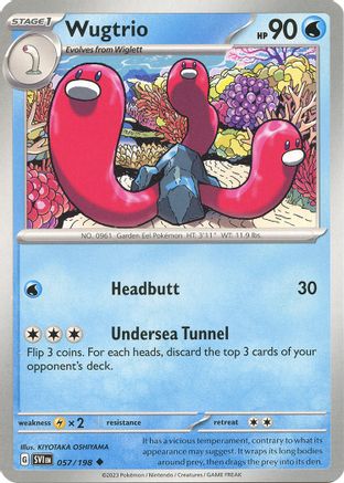 Wugtrio (57) - SV01 Scarlet & Violet Base Set