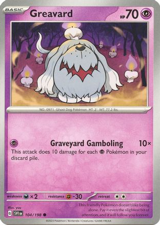 Greavard - 104/198 (104) - SV01 Scarlet & Violet Base Set