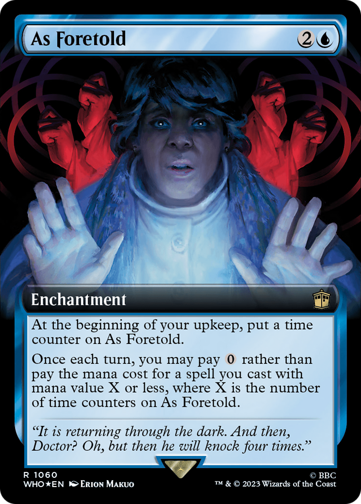 As Foretold (Extended Art) (Surge Foil) [Doctor Who] | Silver Goblin