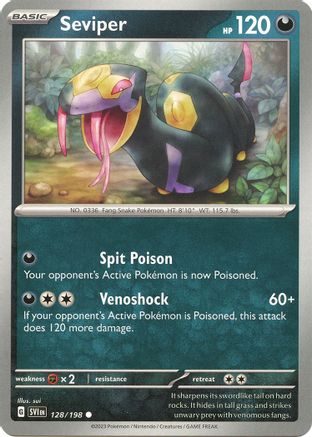 Seviper (128) - SV01 Scarlet & Violet Base Set