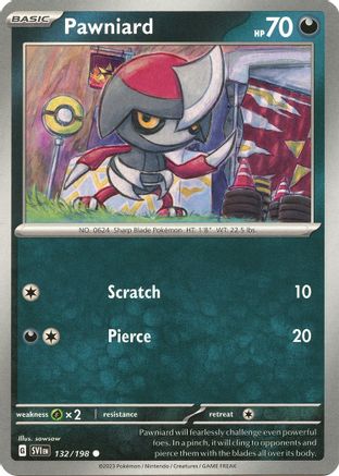 Pawniard (132) - Scarlet & Violet Base Set