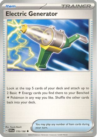 Electric Generator (170) - SV01 Scarlet & Violet Base Set