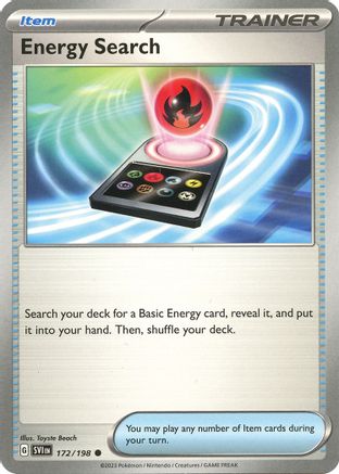 Energy Search (172/198) [Scarlet & Violet: Base Set] | Silver Goblin