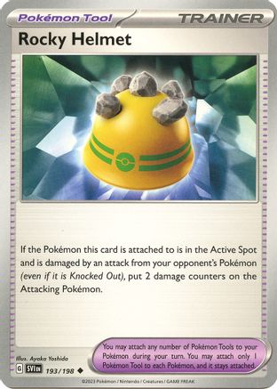 Rocky Helmet (193) - SV01 Scarlet & Violet Base Set