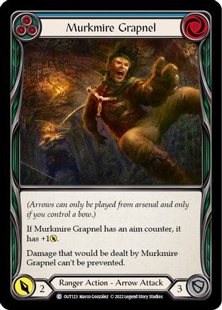 Murkmire Grapnel (Blue) (OUT123) Rainbow Foil - Outsiders