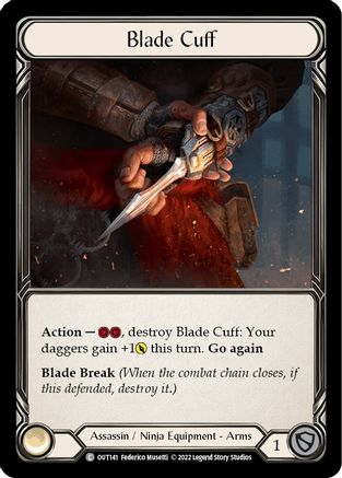 Blade Cuff (OUT141) Cold Foil - Outsiders