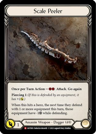 Scale Peeler (OUT009) Rainbow Foil - Outsiders