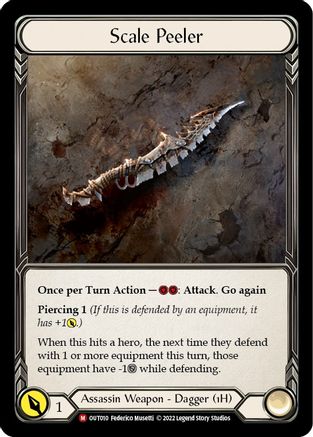 Scale Peeler (OUT010) (OUT010) Rainbow Foil - Outsiders