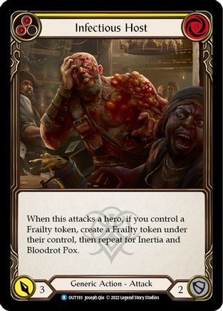 Infectious Host (Yellow) (OUT193) Rainbow Foil - Outsiders