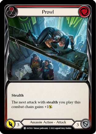 Prowl (Red) (OUT033) Rainbow Foil - Outsiders