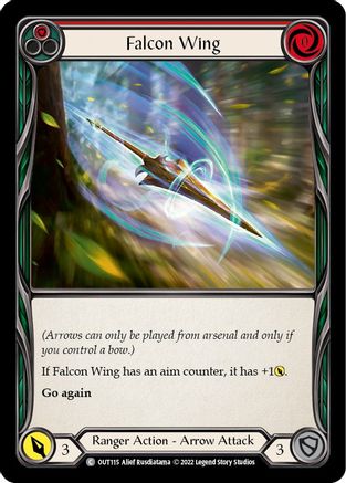 Falcon Wing (Red) (OUT115) - Outsiders