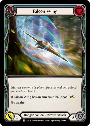 Falcon Wing (Blue) (AZL023) - Blitz Deck: Outsiders - Azalea