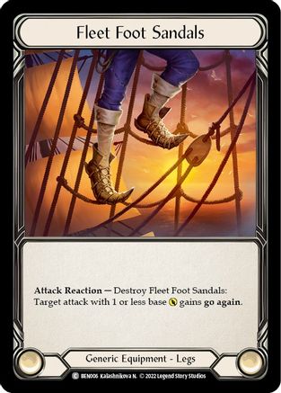 Fleet Foot Sandals  (BEN006) - Blitz Deck: Outsiders - Benji | Silver Goblin