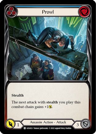 Prowl (Blue) (UZU023) - Blitz Deck: Outsiders - Uzuri