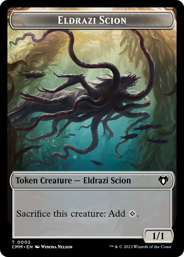 Eldrazi Scion // Spirit (0058) Double-Sided Token [Commander Masters Tokens] | Silver Goblin