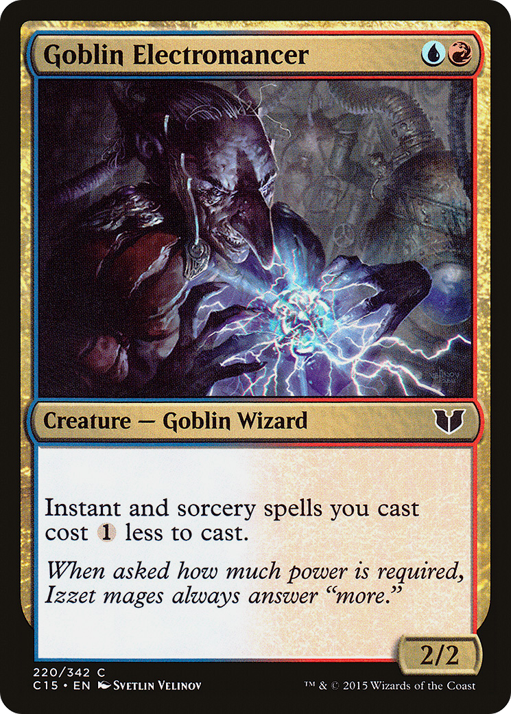Goblin Electromancer (220) - Commander 2015
