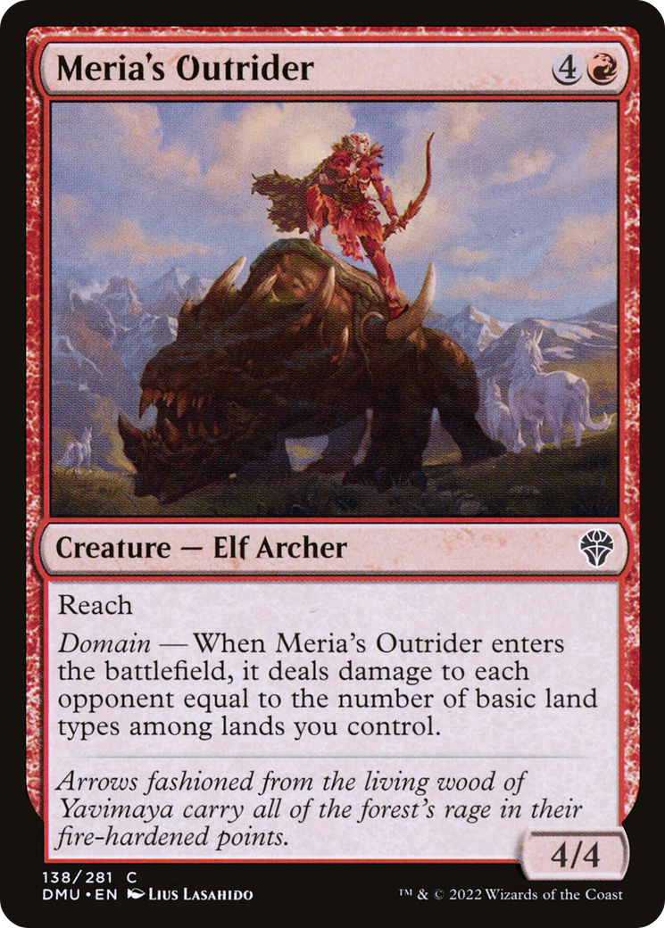 Meria's Outrider [Dominaria United] Foil