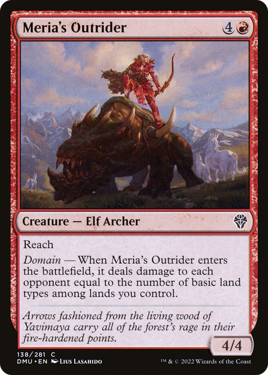 Meria's Outrider [Dominaria United] Foil