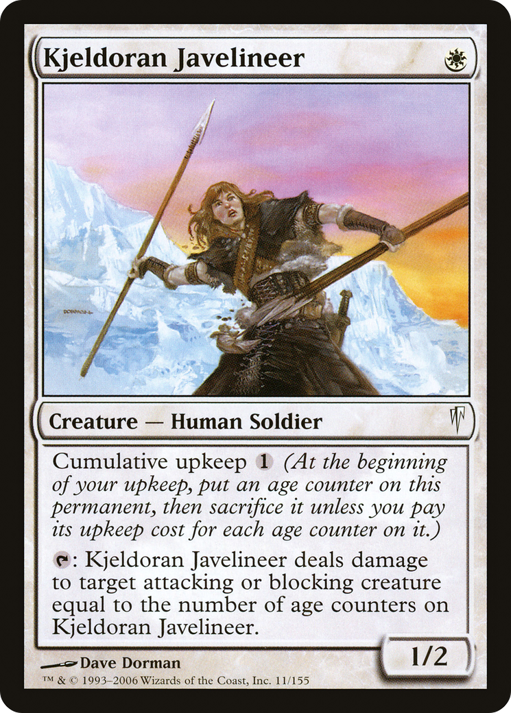 Kjeldoran Javelineer (011) Foil - Coldsnap