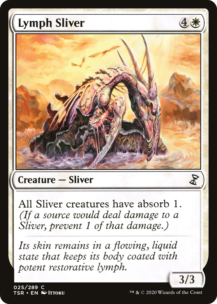 Lymph Sliver (025) Foil - Time Spiral Remastered