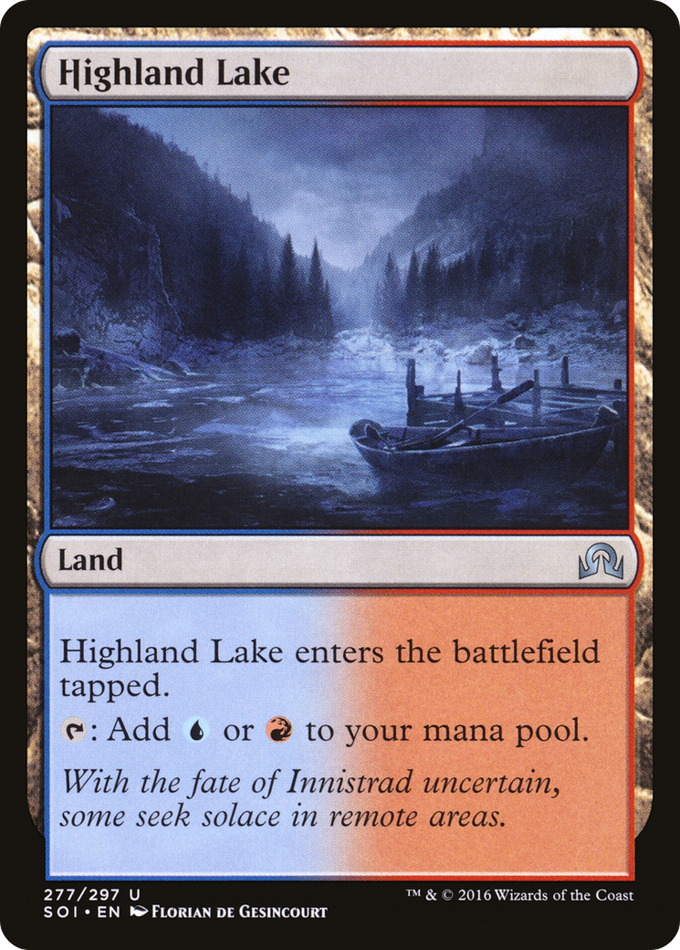 Highland Lake (277) Foil - Shadows over Innistrad