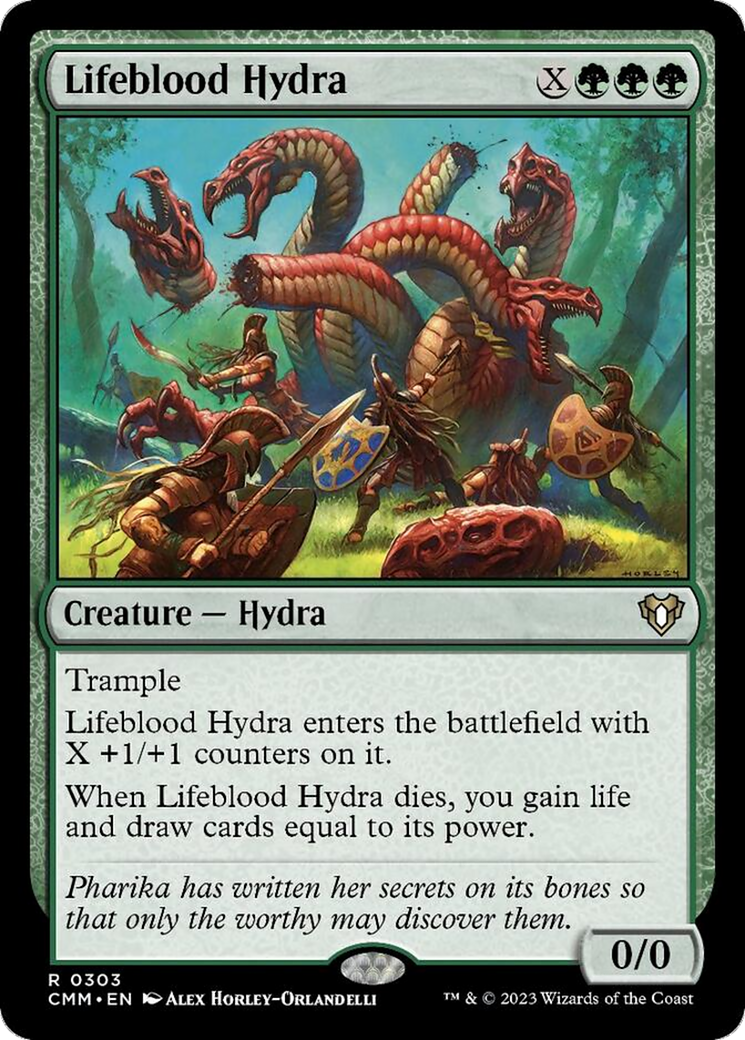 Lifeblood Hydra [Commander Masters] | Silver Goblin